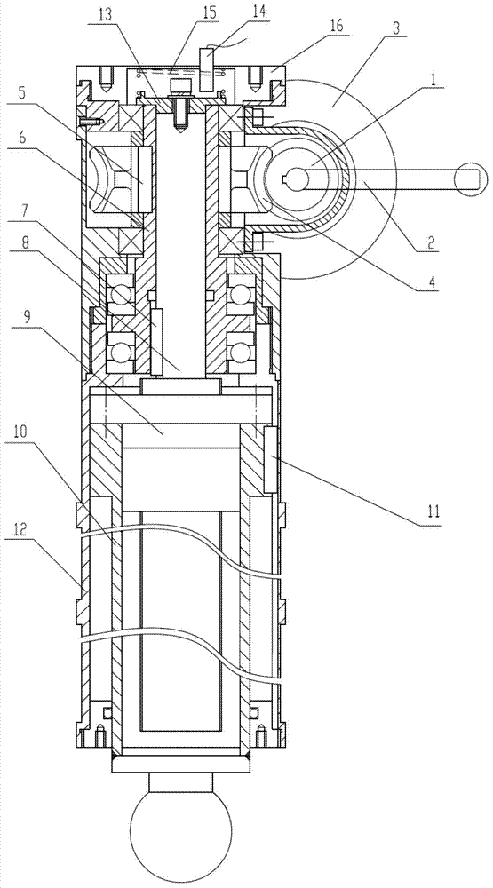 Electric leveling supporting leg