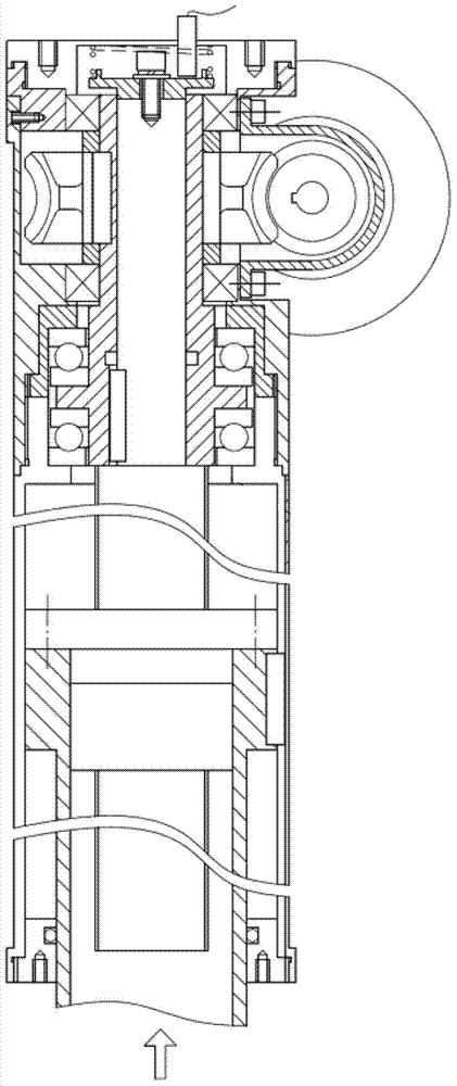 Electric leveling supporting leg