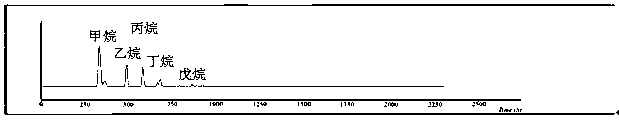 Method for analysis chromatographic separation of hydrocarbon compound carbon isotopes in natural gas