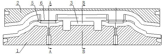 Heavy truck front axle bending die