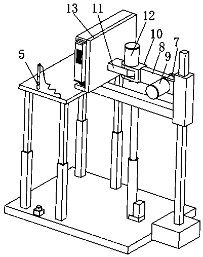 Legal knowledge propaganda device based on face recognition and use method thereof