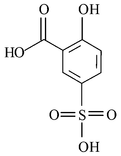 Purification method of 5-sulfosalicylic acid