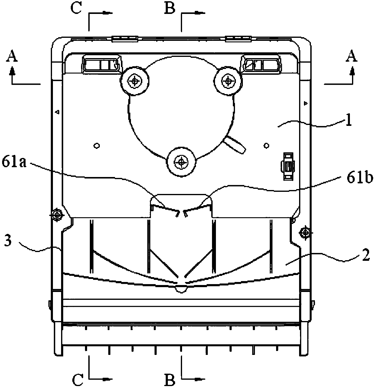 Air duct assembly of air-cooled refrigerator and air-cooled refrigerator