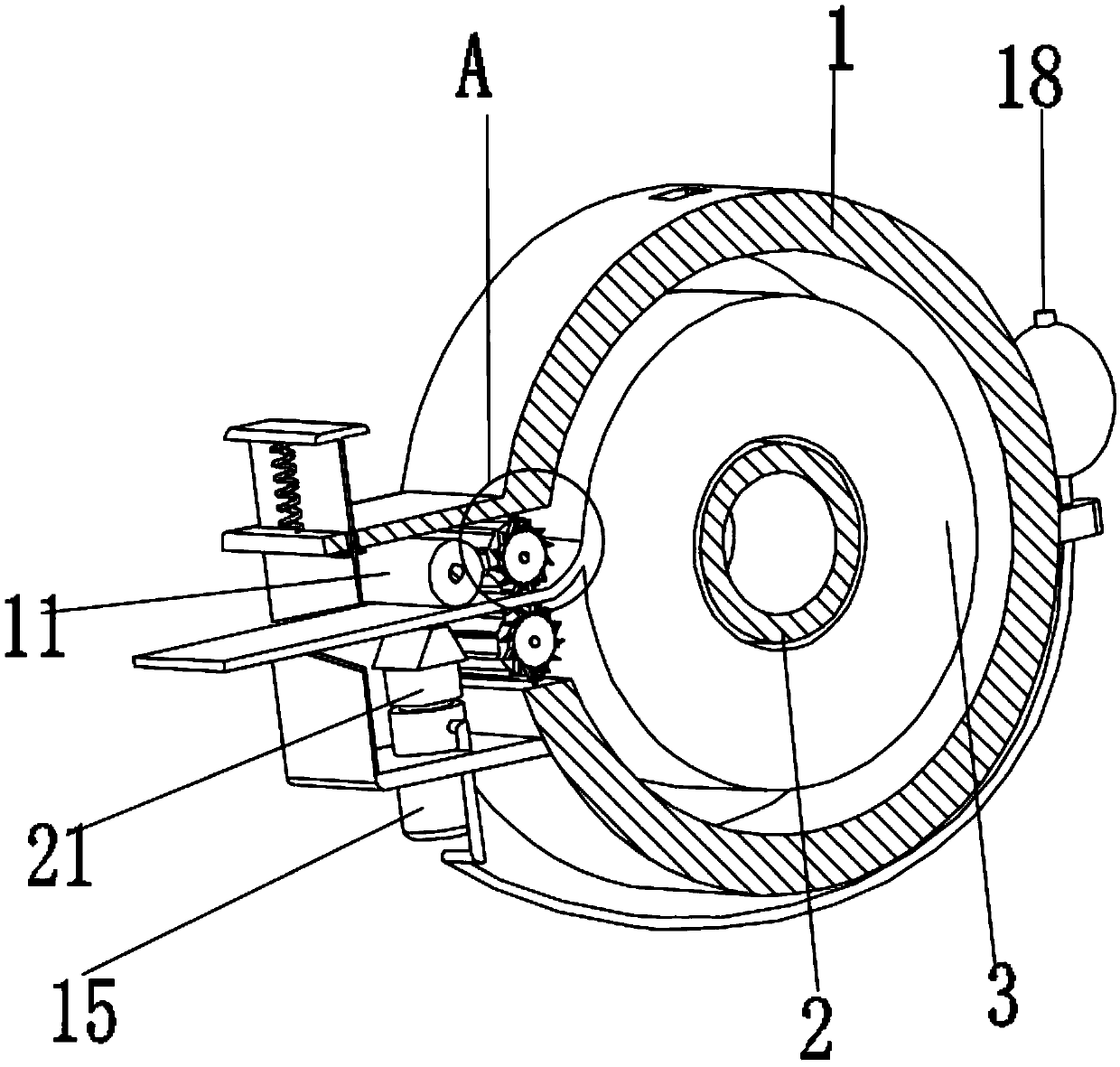 Surgical nursing dressing device