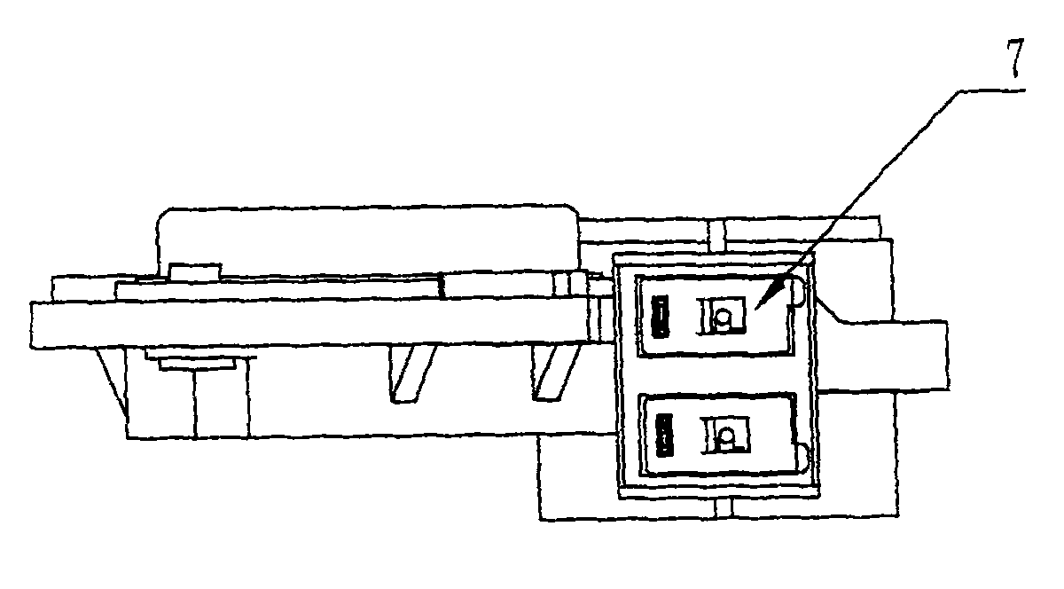 Fixed structure of carbon brush fixed sheet