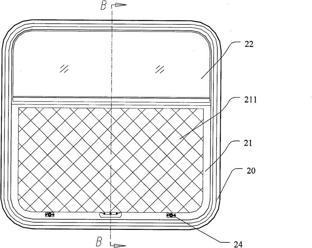 Passenger train rescue channel window