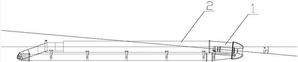 Cutter suction dredger suitable for standard penetration cardinal number large mud and construction method thereof