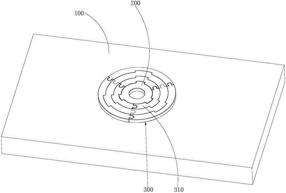 Pot mat bushing piece