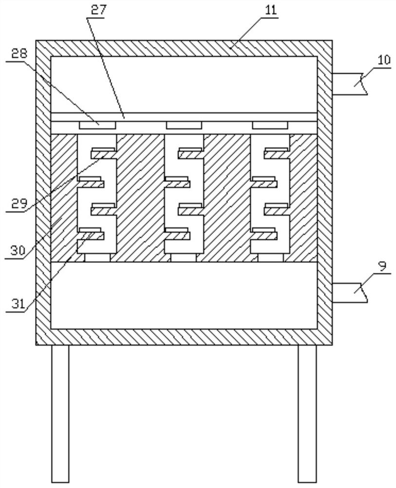 Environment-friendly laboratory wastewater treatment device