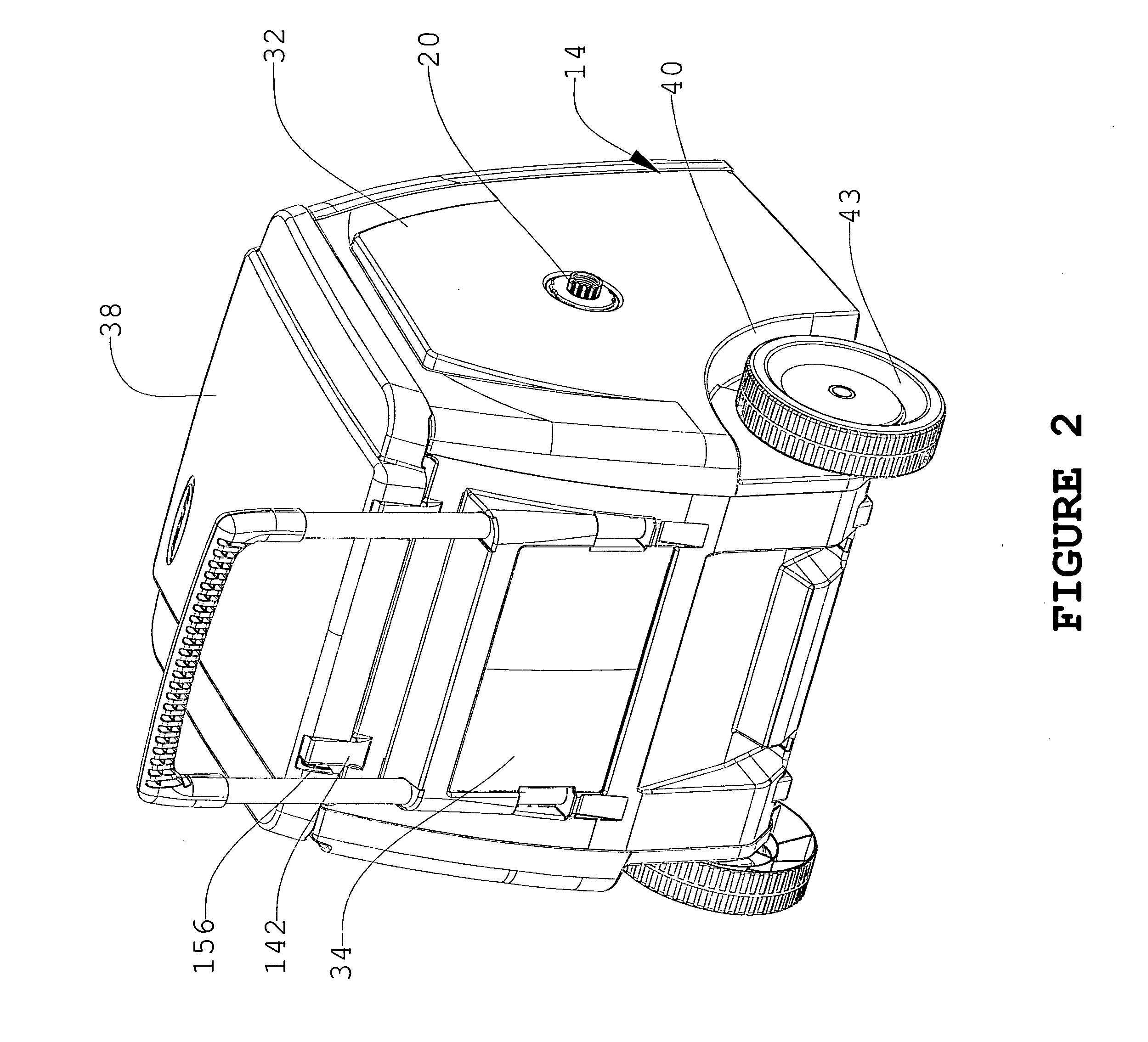 Direct current powered hose rewinding apparatus