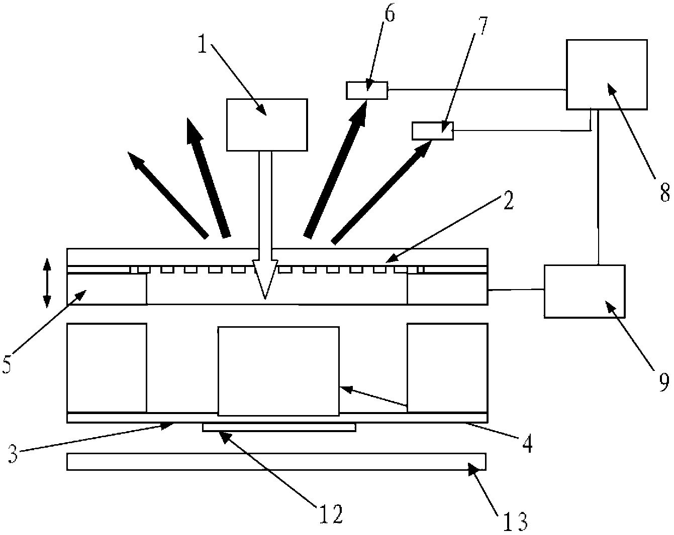 Integrated grating piezoelectric modulation closed-loop high-precision acceleration micro-sensor