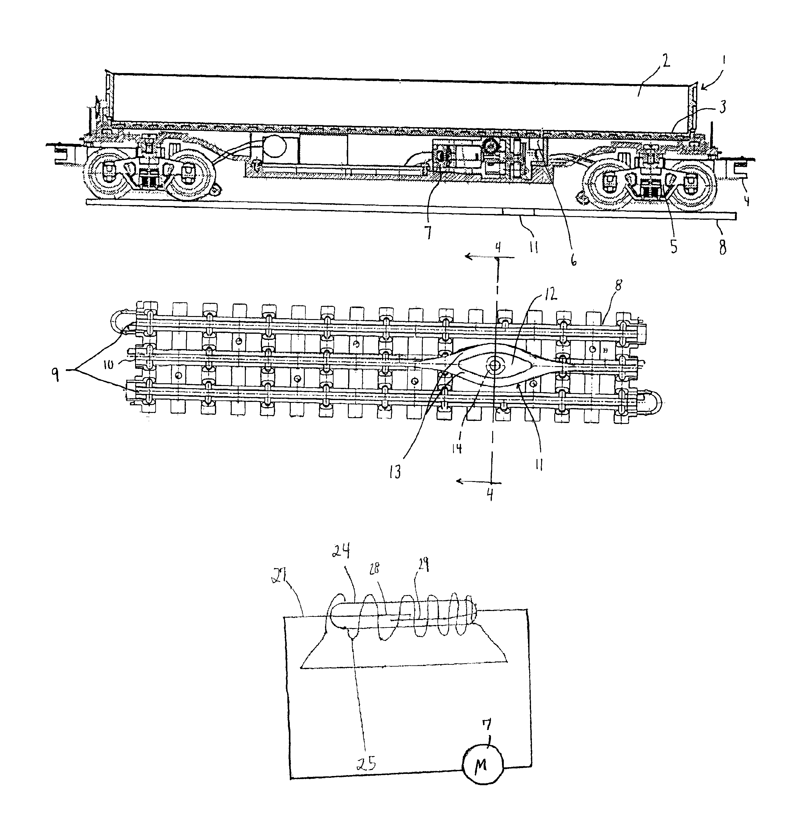 Reed relay for remote magnetic operation of model trains