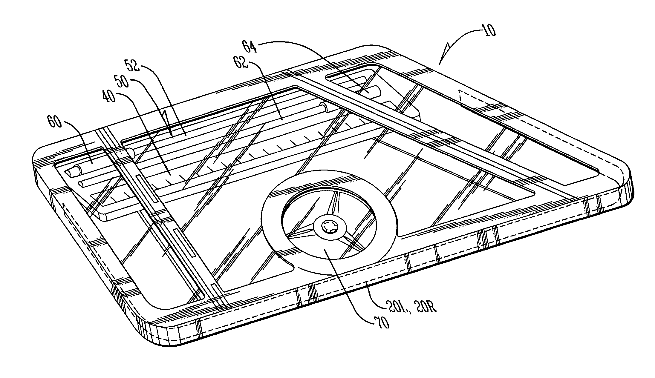 Windshield mounted vehicle position guide