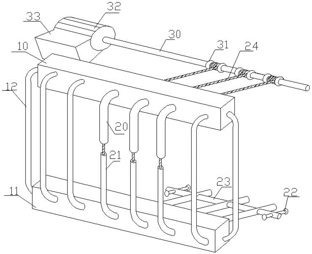 Antitheft protective net with escape device