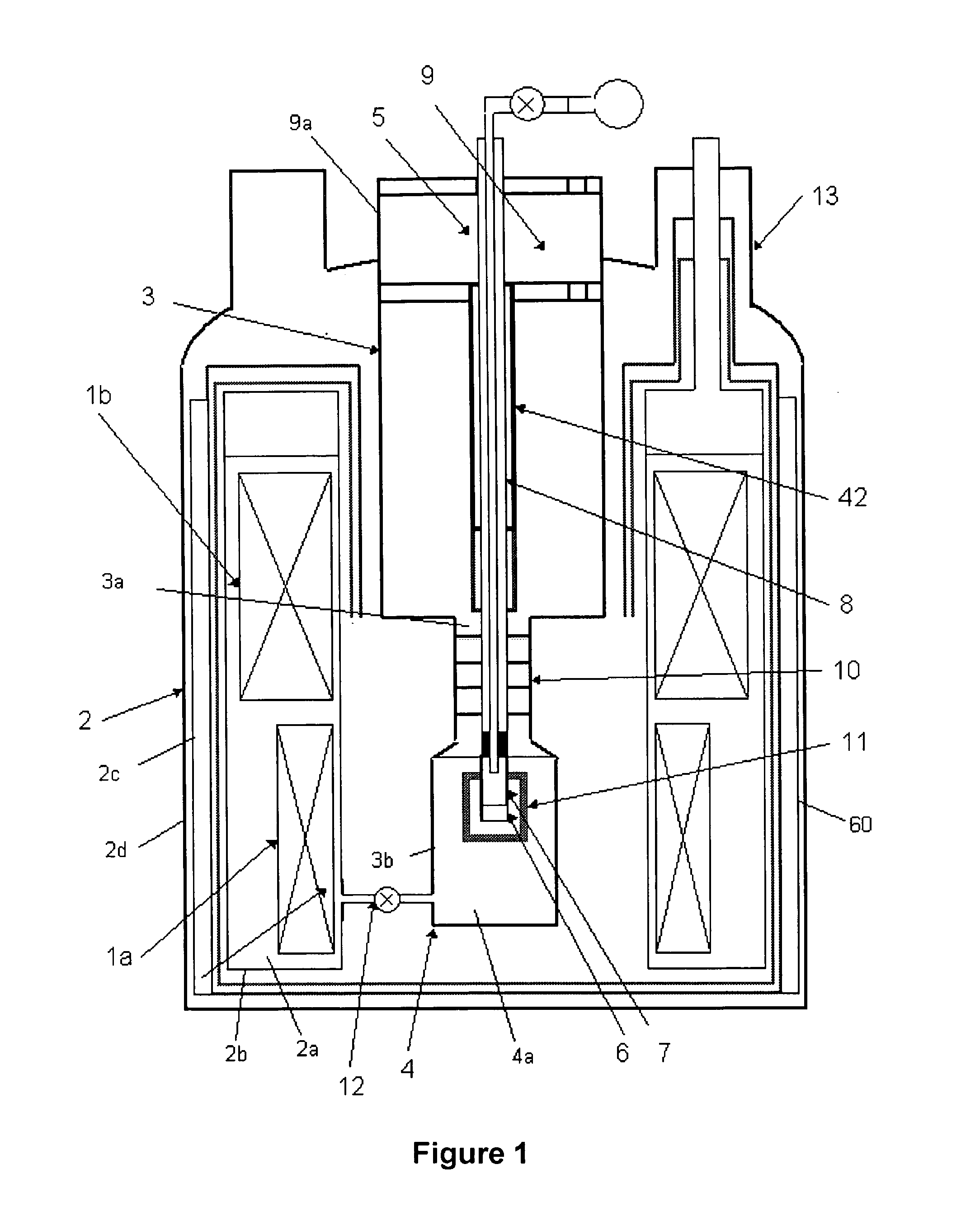 Apparatus and method for performing in-vitro DNP-NMR measurements