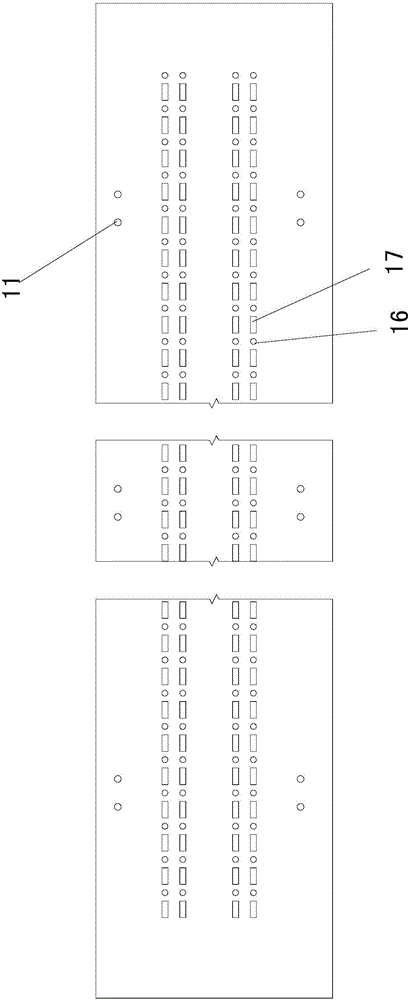 Twenty-folded profile formed by one-time roll forming used for cabinet framework