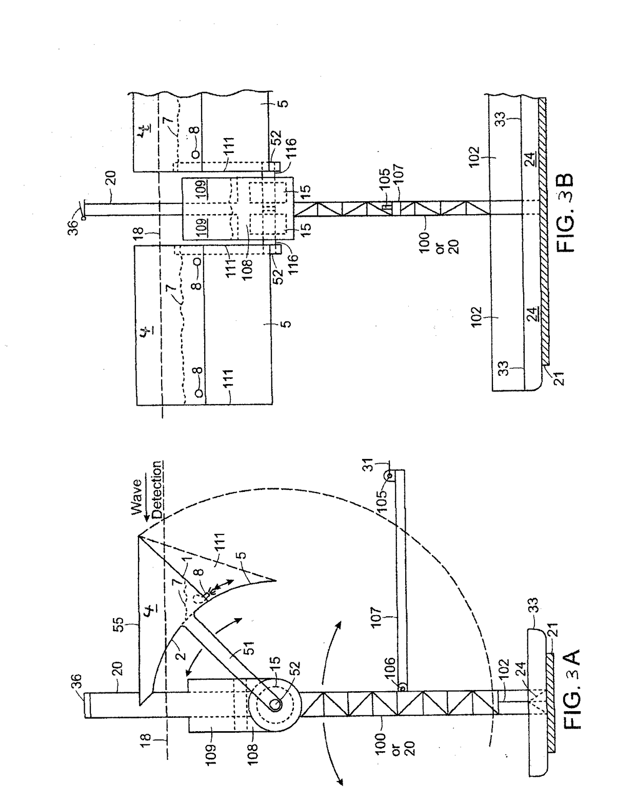 High capture efficiency wave energy converter withimproved heave, surge and pitch stability