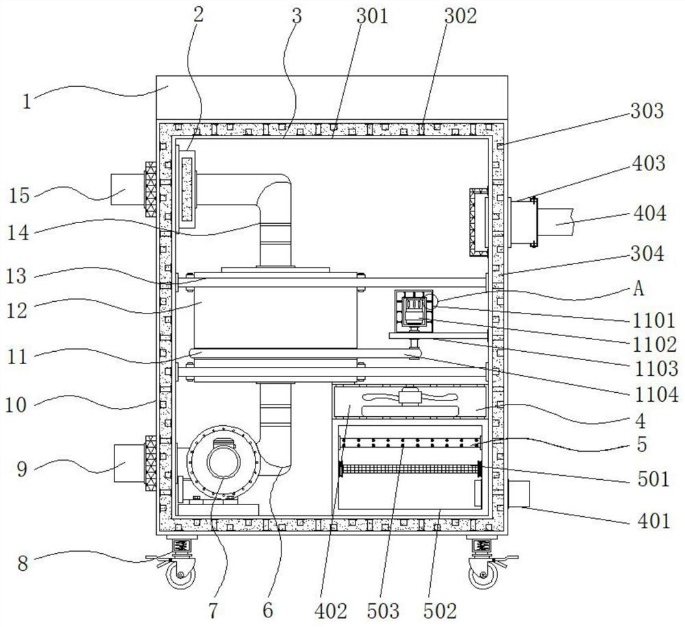 Device for improving combustion efficiency of boiler by reducing moisture content of air