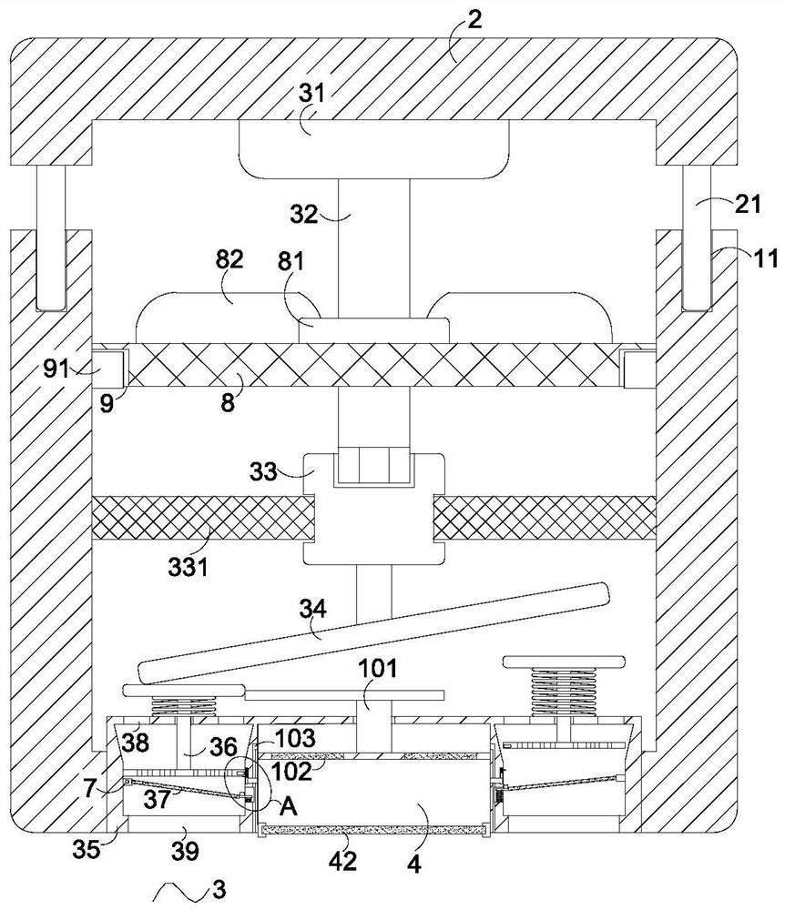 Wastewater treatment technical device for nickel-containing wastewater