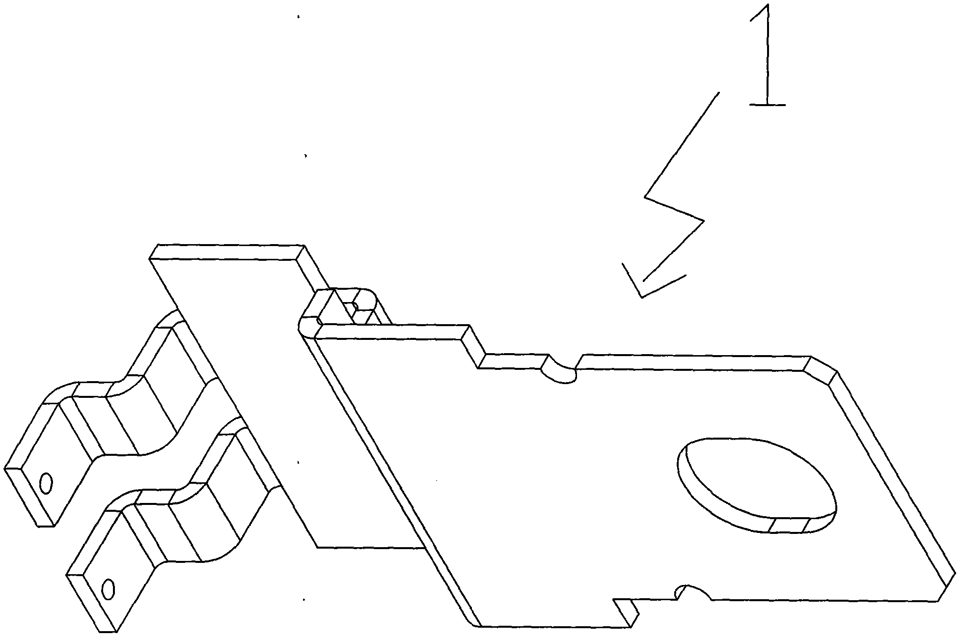 Power module containing special power terminal