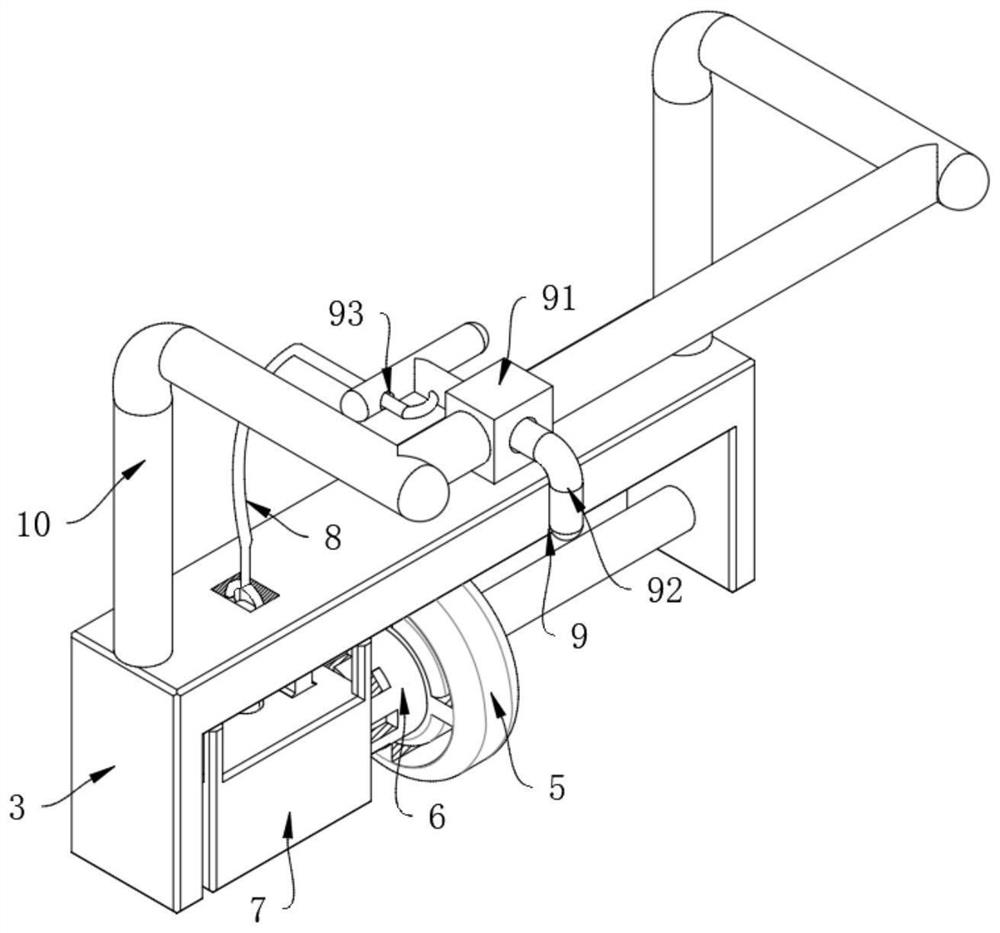 Fire rescue moving device with emergency stop structure