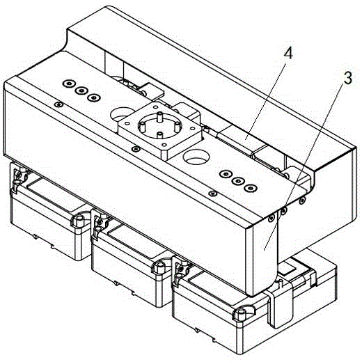 Single-point multi-view meter-hanging posture error detecting method of mobile industrial robot