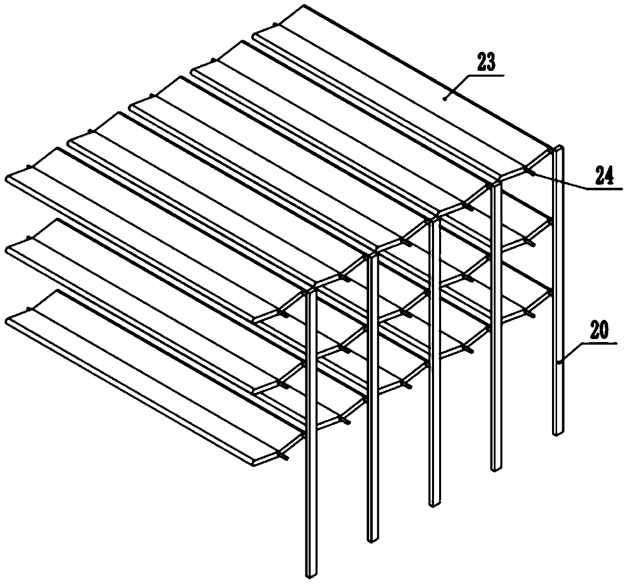 Mechanical equipment for drying chemical raw material