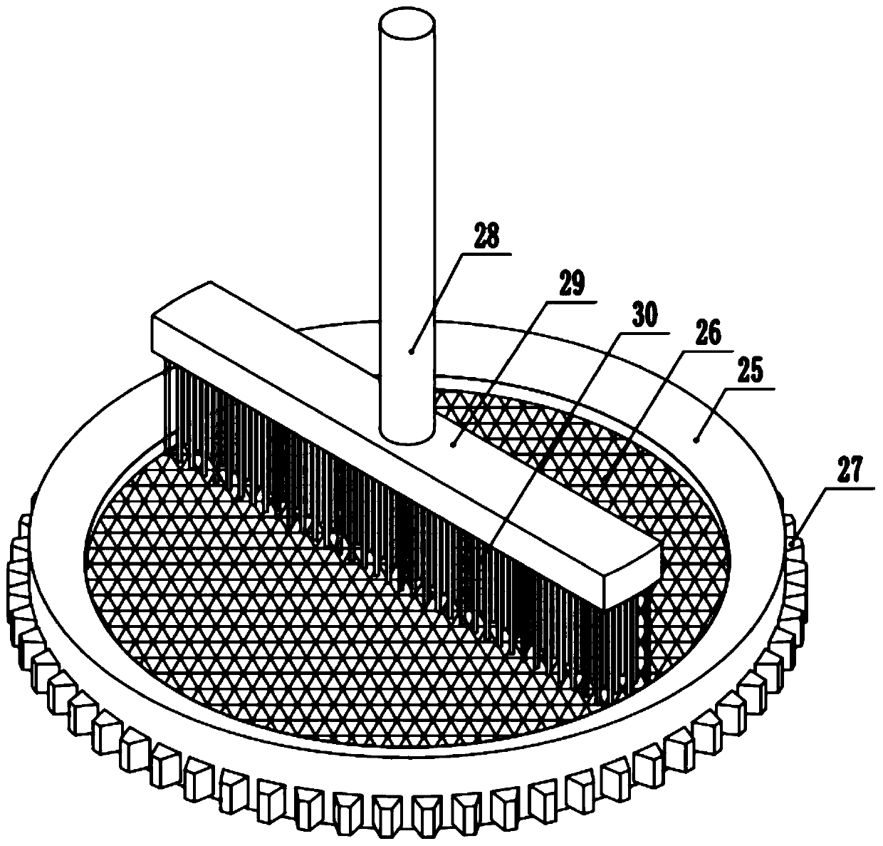 Mechanical equipment for drying chemical raw material