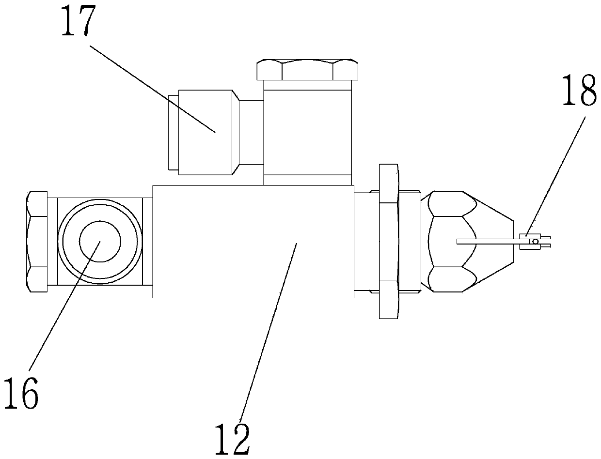 Novel fog gun capable of realizing dry-fog dust suppression