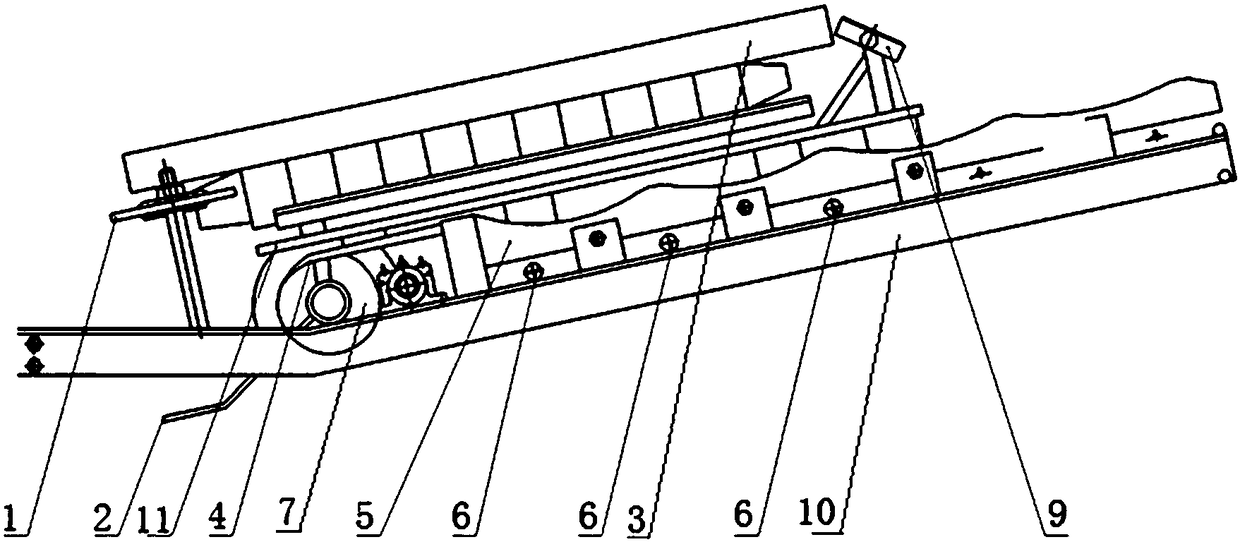 Combined digging harvester for underground crops