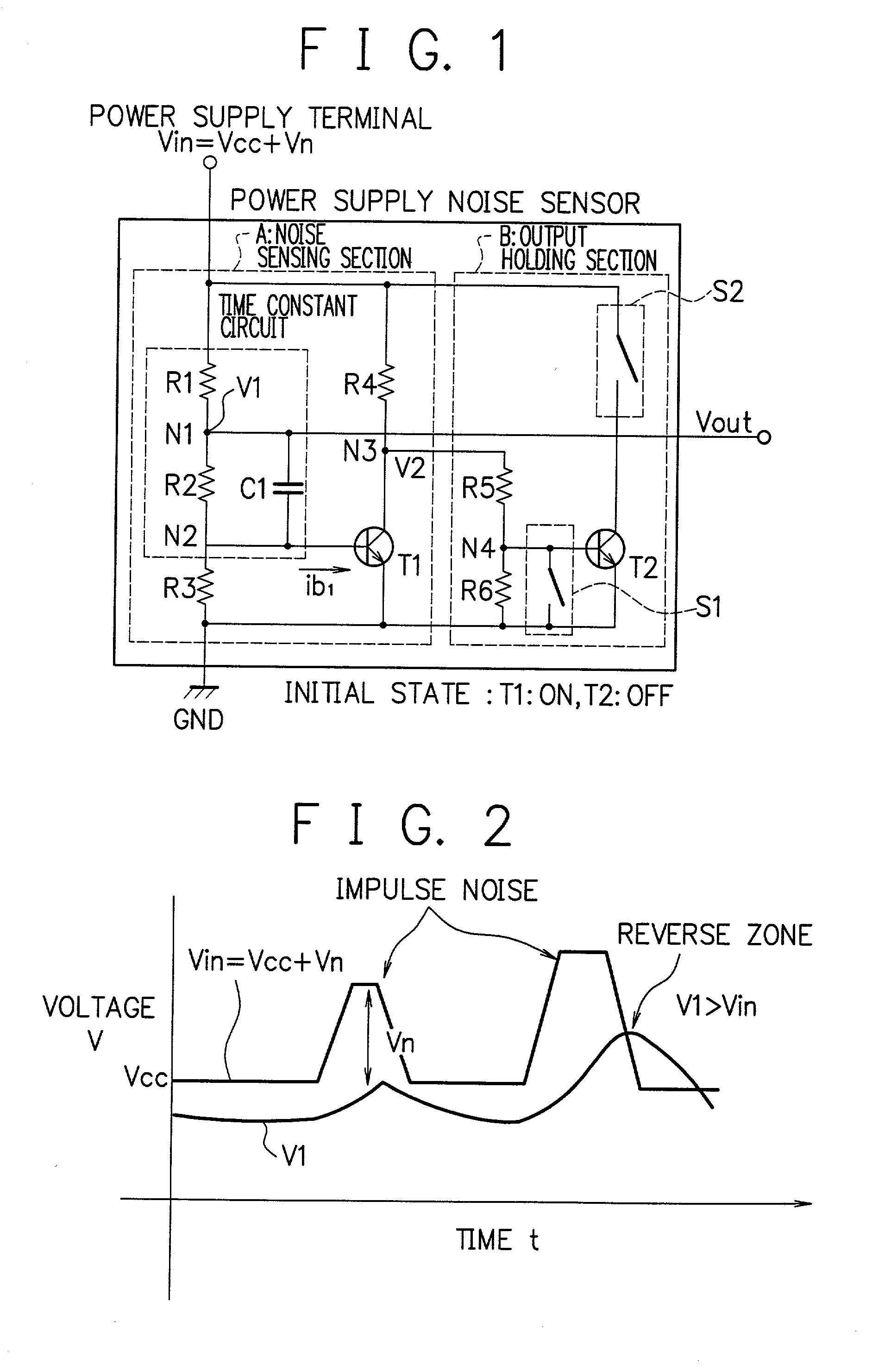 Power supply noise sensor