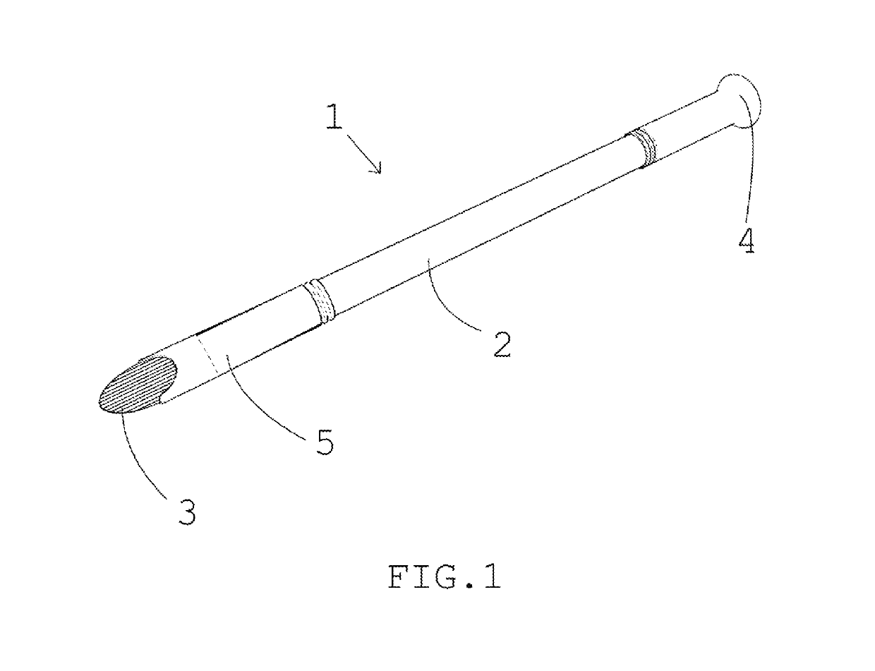 Lateral support brush