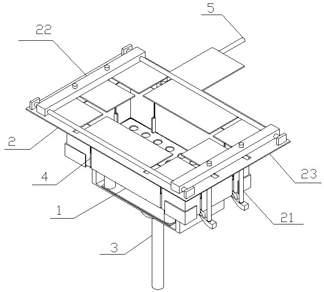 An automatic opening and feeding device for a toothpaste filling machine