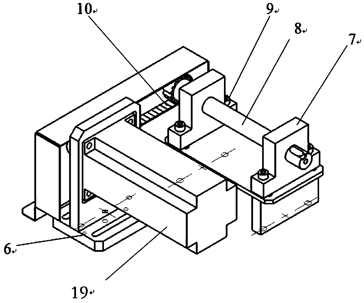 Bit diameter measuring device