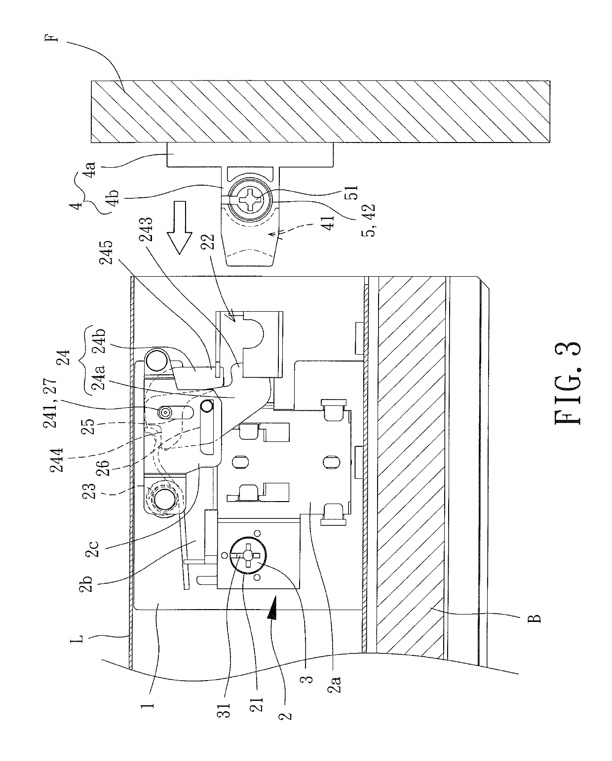 Drawer panel adjusting device