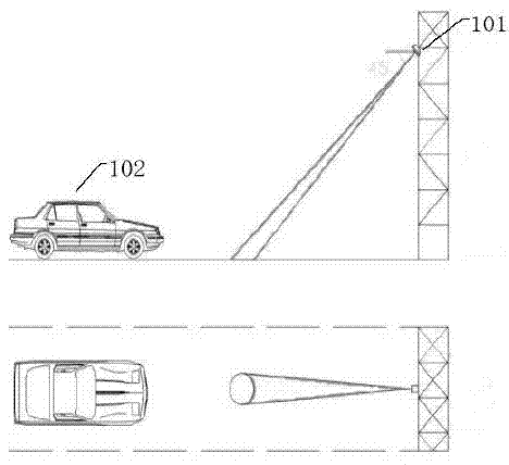 Method for recognizing vehicle type based on Doppler traffic radar