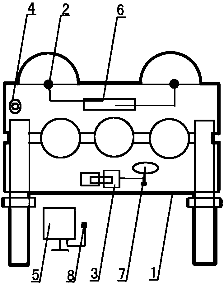 Double-disc size-coordinated control device for bench grinder