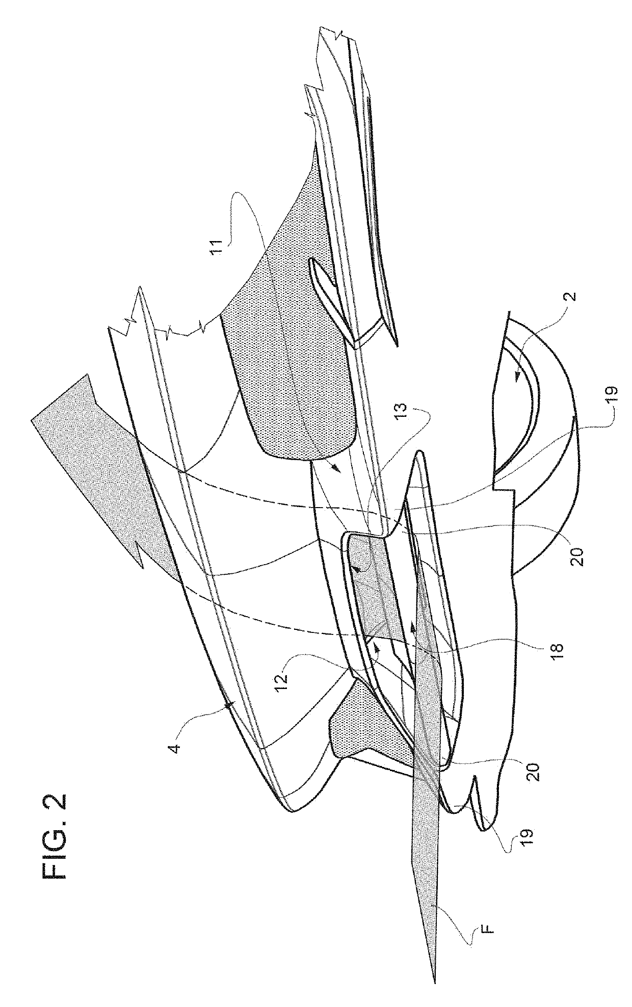 Car having an enhanced front aerodynamic load