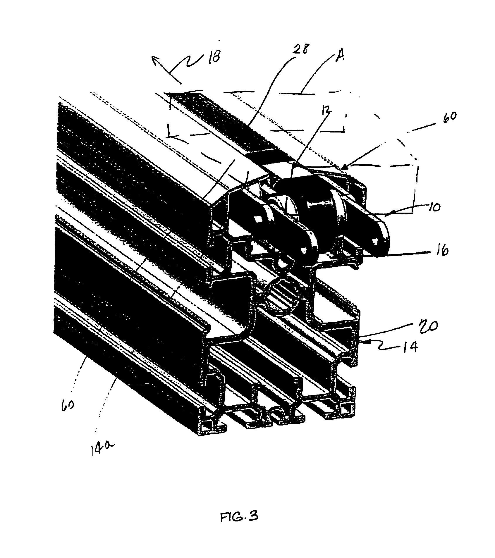 Chain conveyor and clip