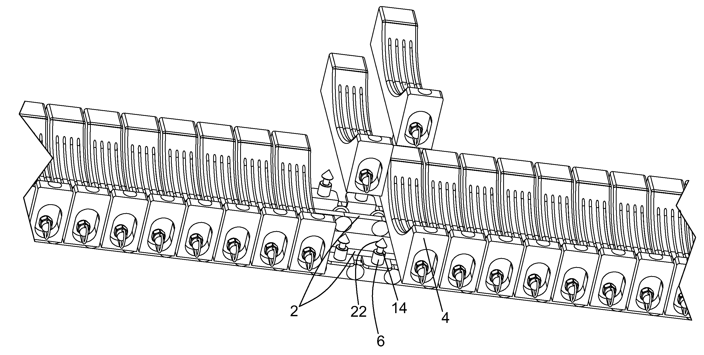 Modular conveyor belt