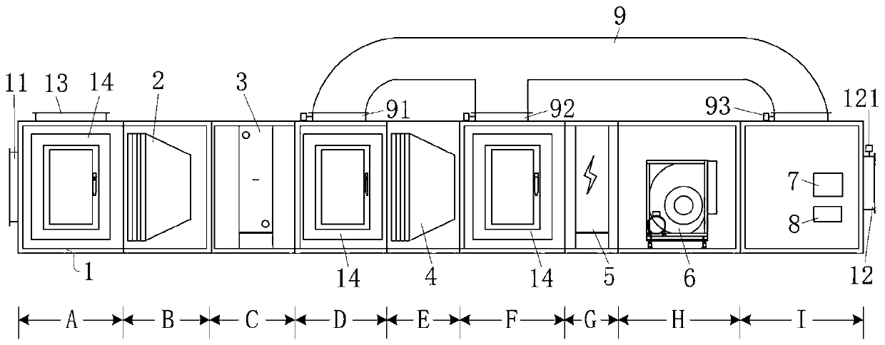 Combined air conditioner and control method thereof