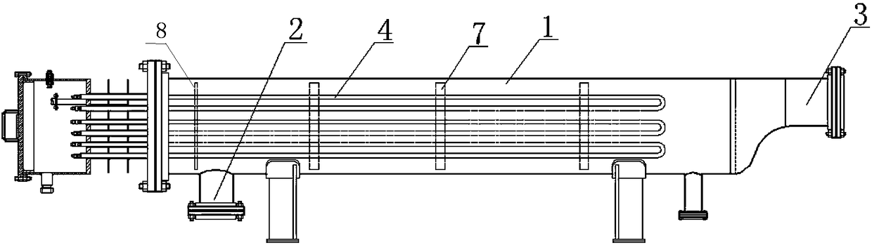 A high-viscosity oil electric heater structure