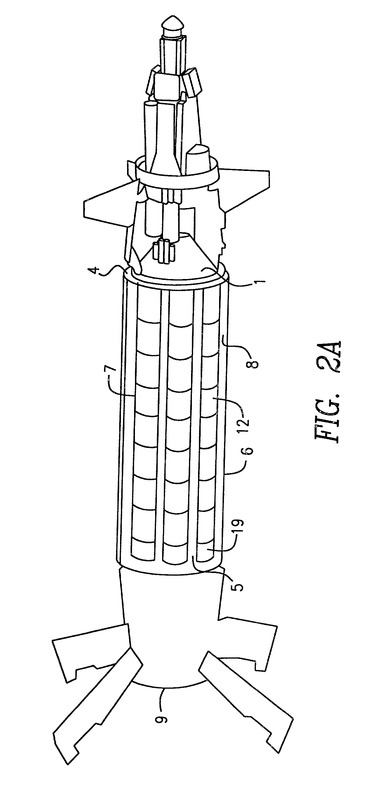 Grenade dispense mechanism for non-spin dual purpose improved conventional munitions