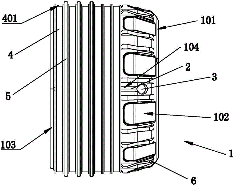 Presplitting drum brake