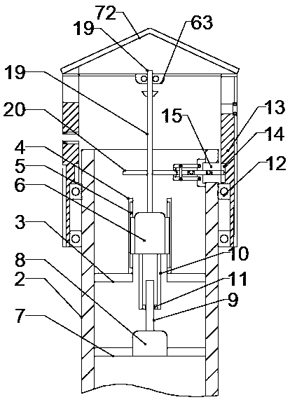 Natural disaster risk monitoring device based on satellite remote sensing images