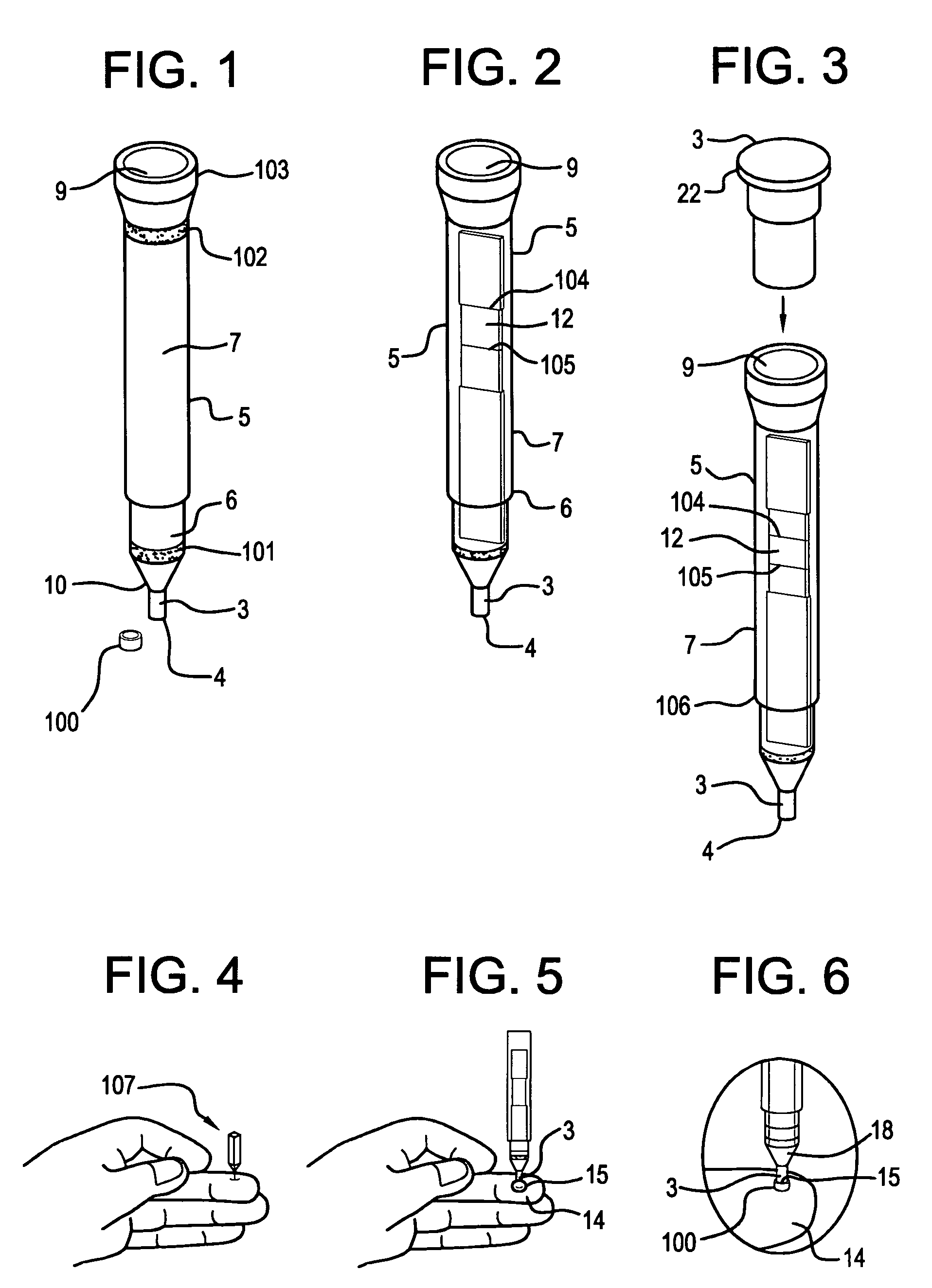 Specimen collecting, processing and analytical assembly