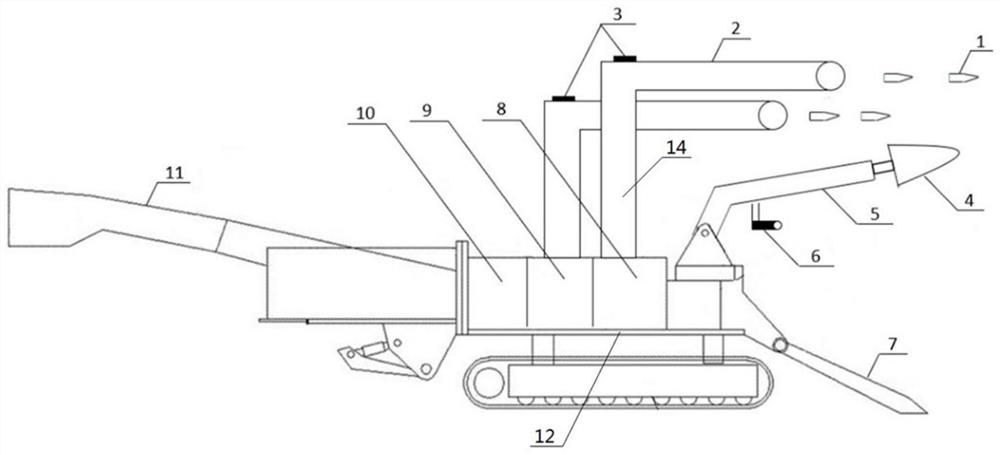 Tunnel excavation equipment for excavating any section by using high-speed projectiles