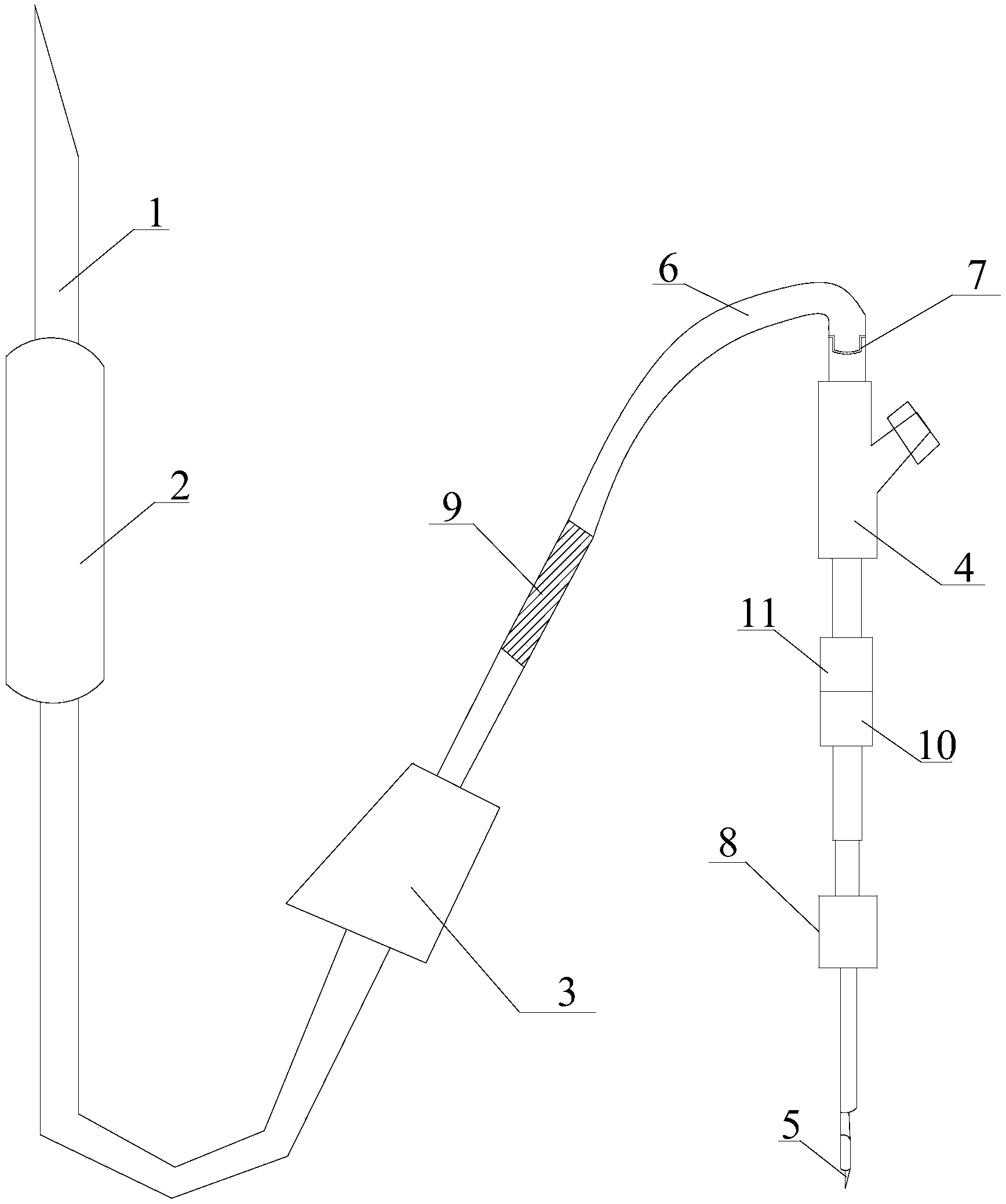 Backflow prevention infusion tube