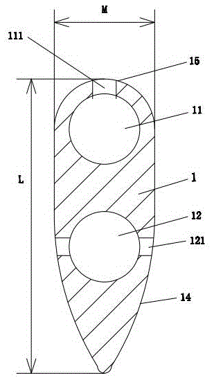 Wind volume and wind pressure sensing and pressure receiving device