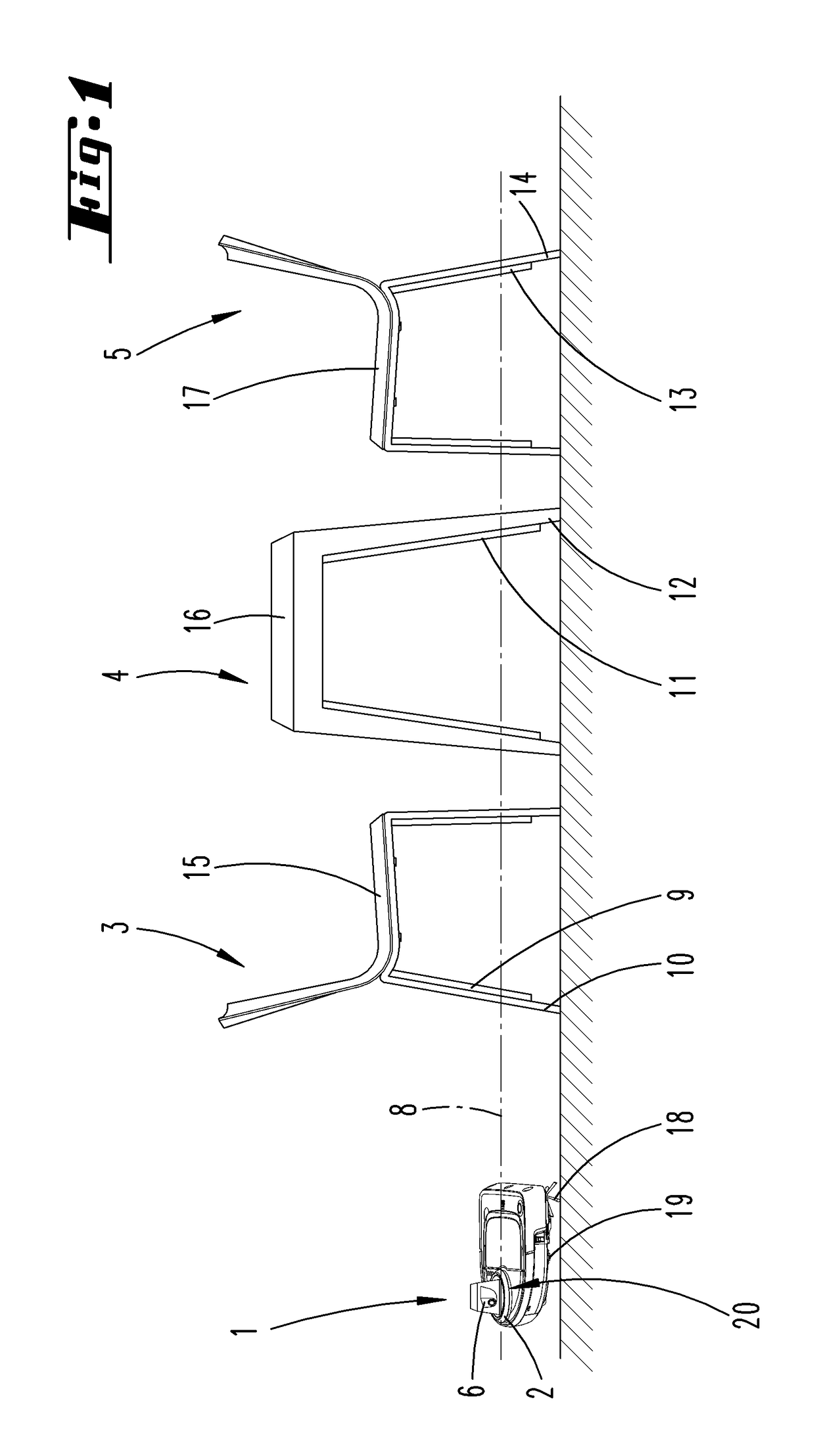 Method for creating an environment map for an automatically moveable processing device